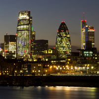 London Skyline by night