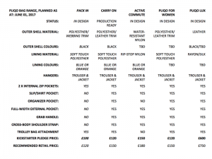 PLIQO Kickstarter Bag Features